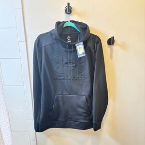 UNDER ARMOUR hoodie sweatshirt black mens medium NEW